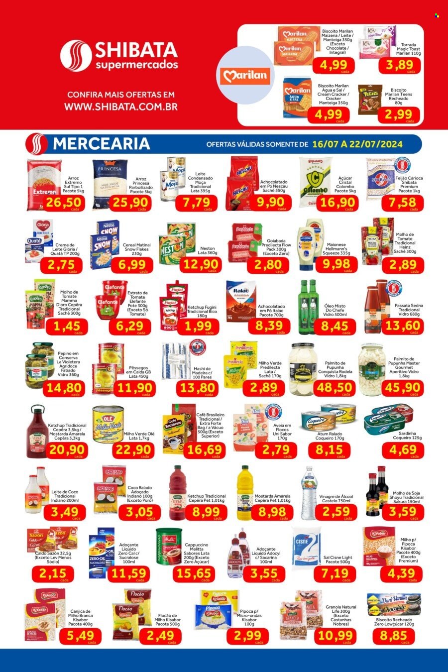 Folheto Shibata Supermercados - 16/07/2024 - 22/07/2024. Página 2