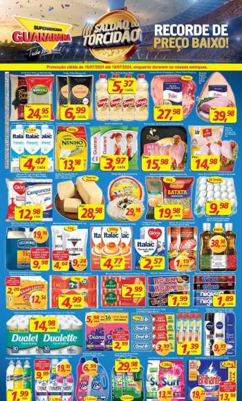 Folheto Supermercados Guanabara - 16/07/2024 - 18/07/2024.