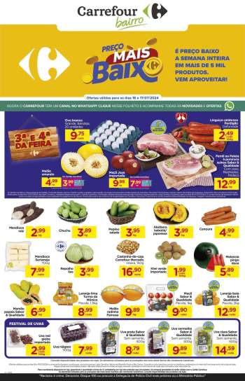 Folheto Carrefour Bairro - 16/07/2024 - 17/07/2024.