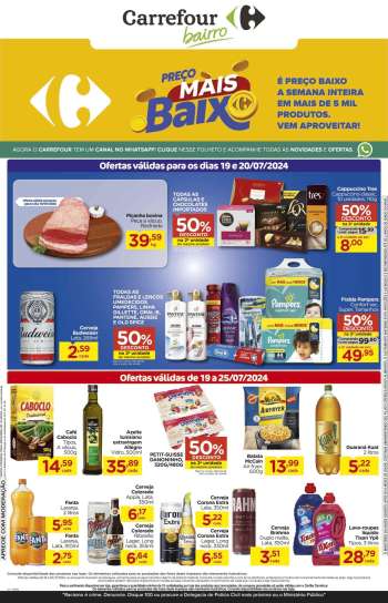 Folheto Carrefour Bairro - 19/07/2024 - 25/07/2024.