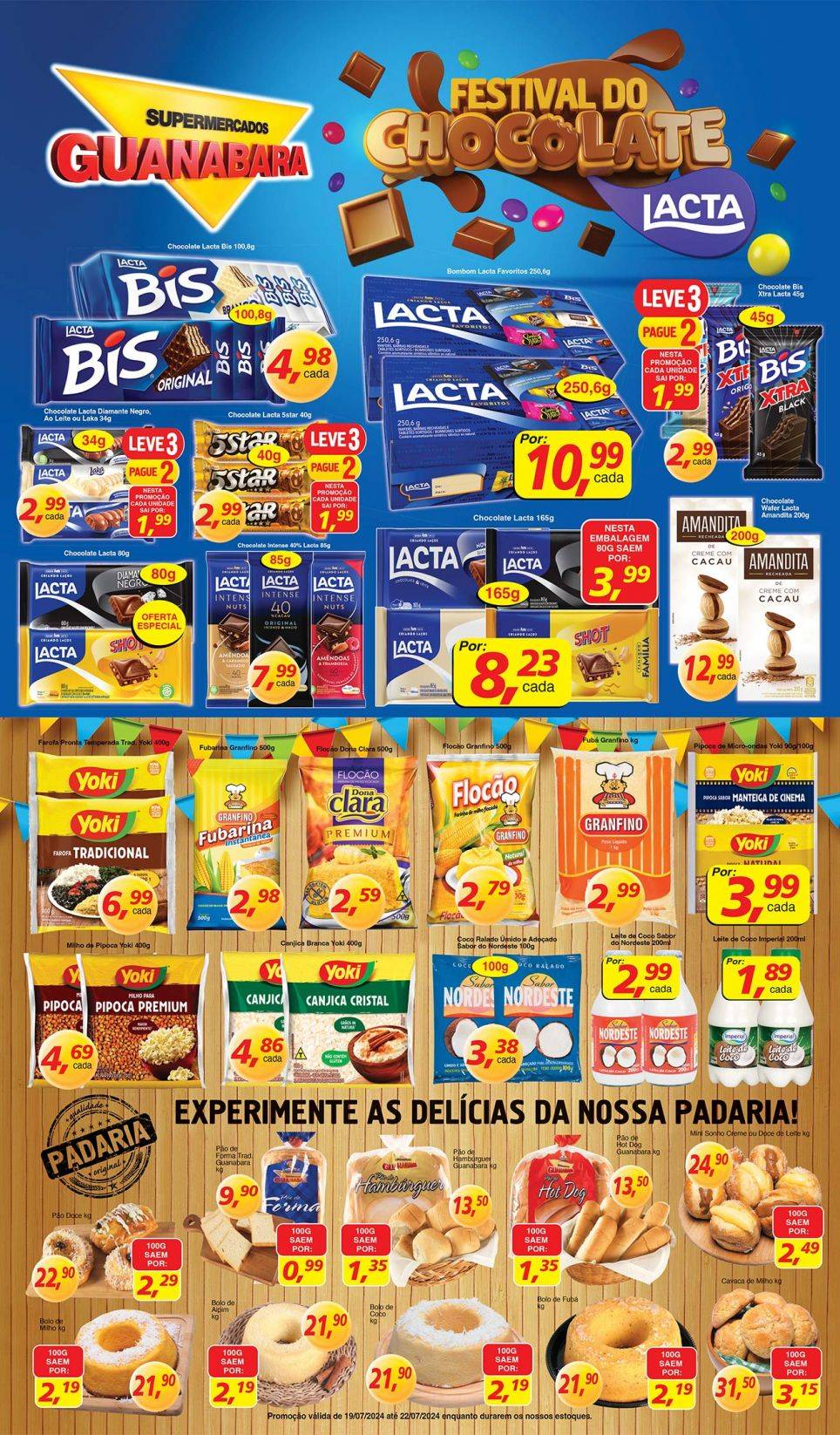 Folheto Supermercados Guanabara - 19/07/2024 - 22/07/2024. Página 2