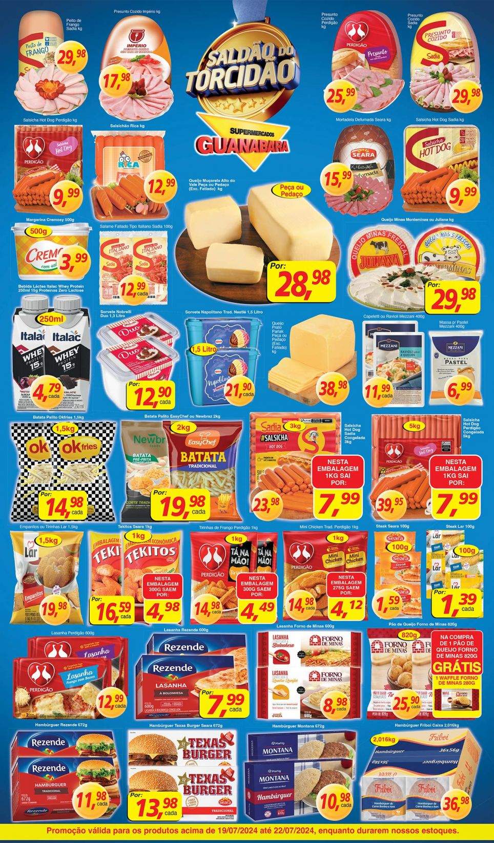 Folheto Supermercados Guanabara - 19/07/2024 - 22/07/2024. Página 4
