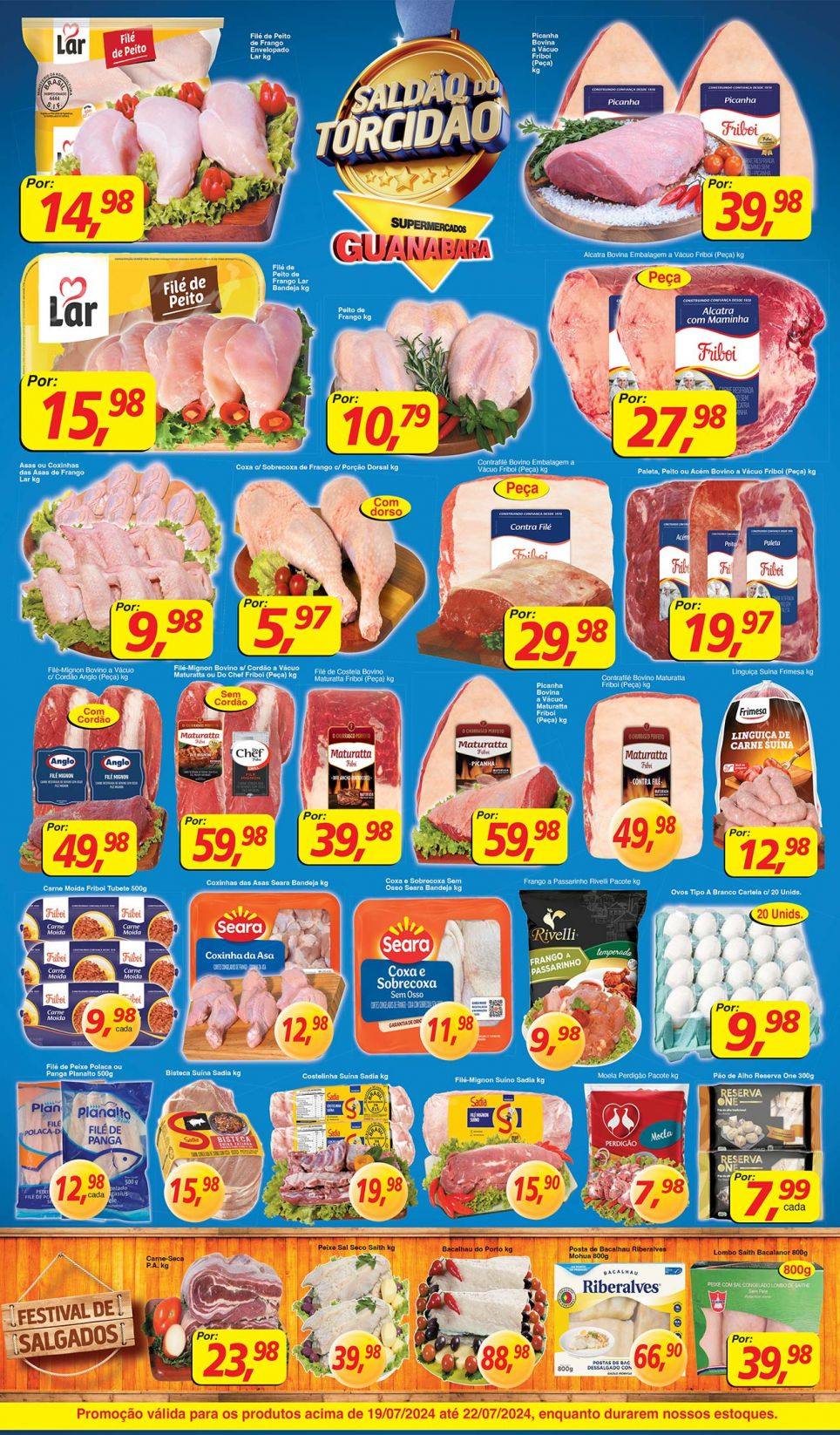 Folheto Supermercados Guanabara - 19/07/2024 - 22/07/2024. Página 5