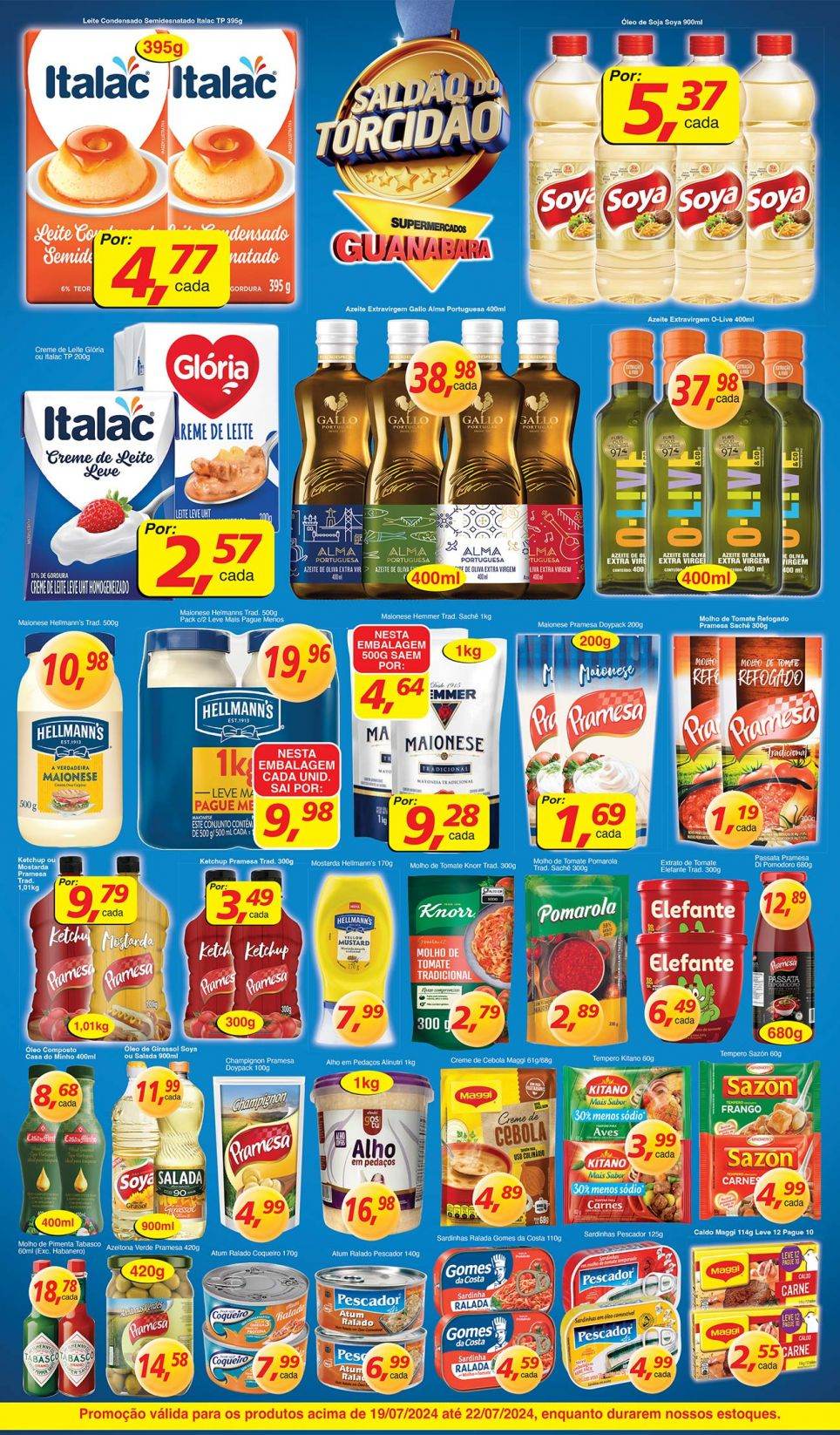 Folheto Supermercados Guanabara - 19/07/2024 - 22/07/2024. Página 7