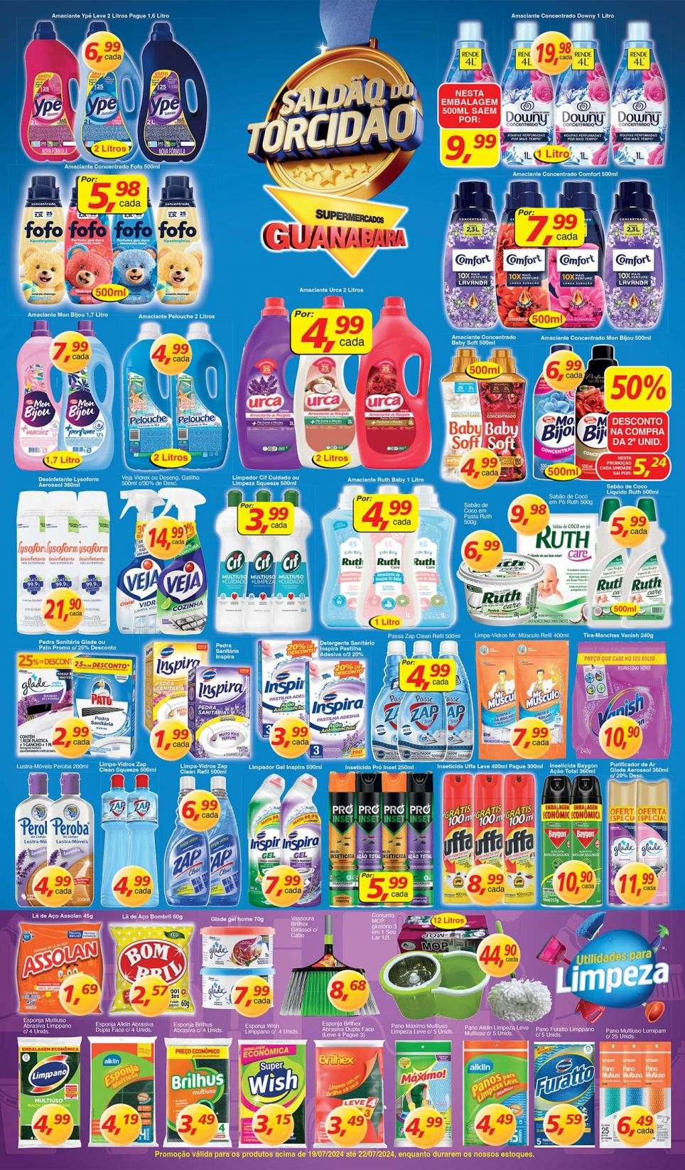 Folheto Supermercados Guanabara - 19/07/2024 - 22/07/2024. Página 8