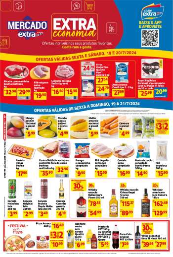 Folheto Mercado Extra - 19/07/2024 - 20/07/2024.
