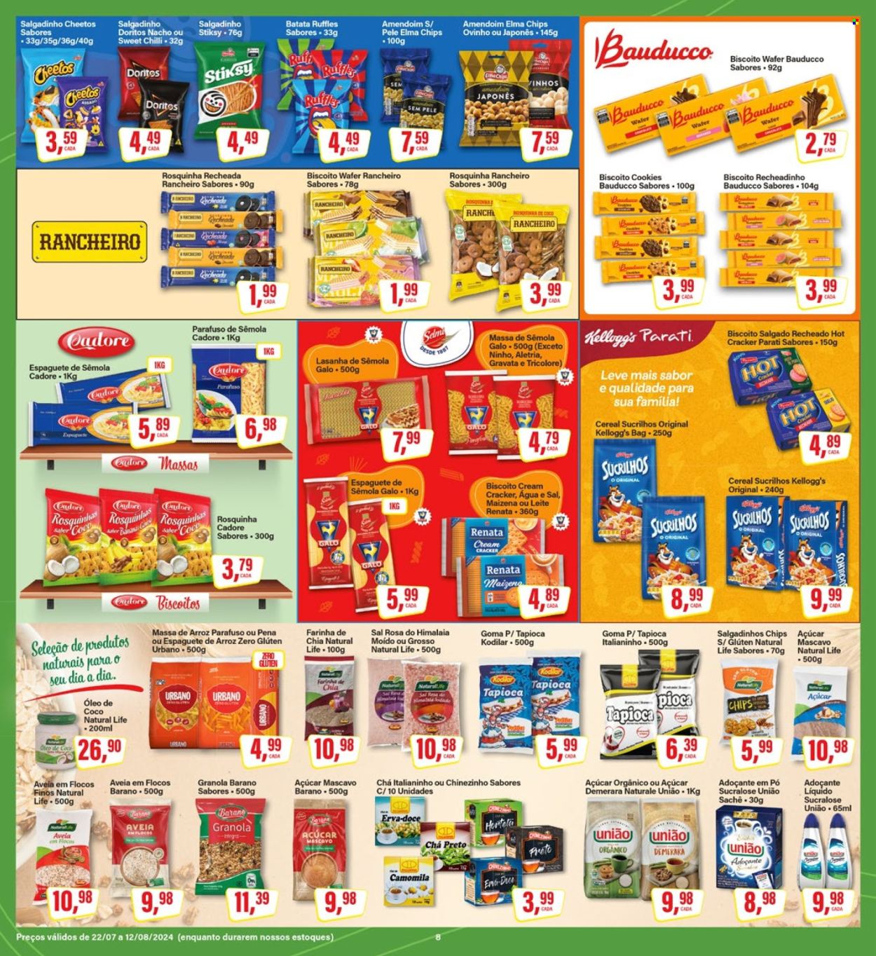 Folheto Rede Supermarket - 22/07/2024 - 12/08/2024. Página 8