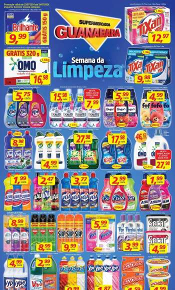 Folheto Supermercados Guanabara - 23/07/2024 - 24/07/2024.