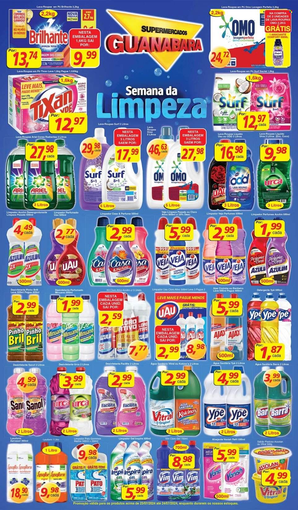 Folheto Supermercados Guanabara - 23/07/2024 - 24/07/2024. Página 3
