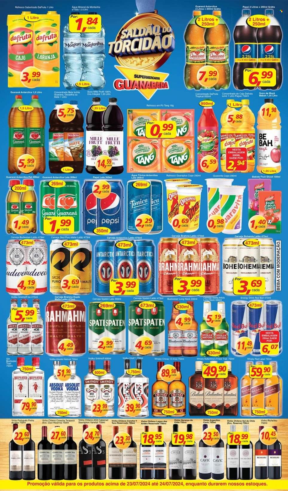 Folheto Supermercados Guanabara - 23/07/2024 - 24/07/2024. Página 8