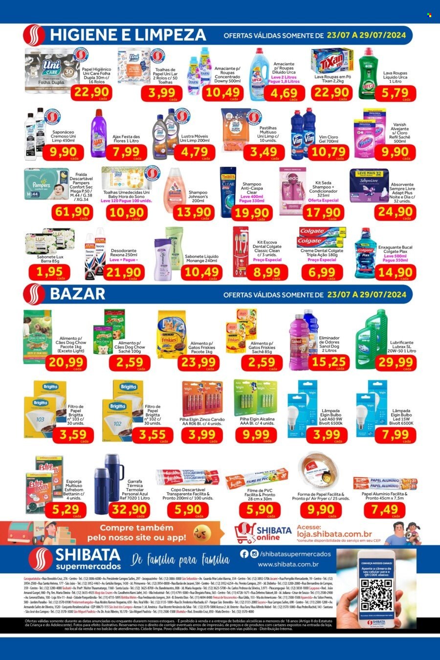 Folheto Shibata Supermercados - 23/07/2024 - 29/07/2024. Página 3