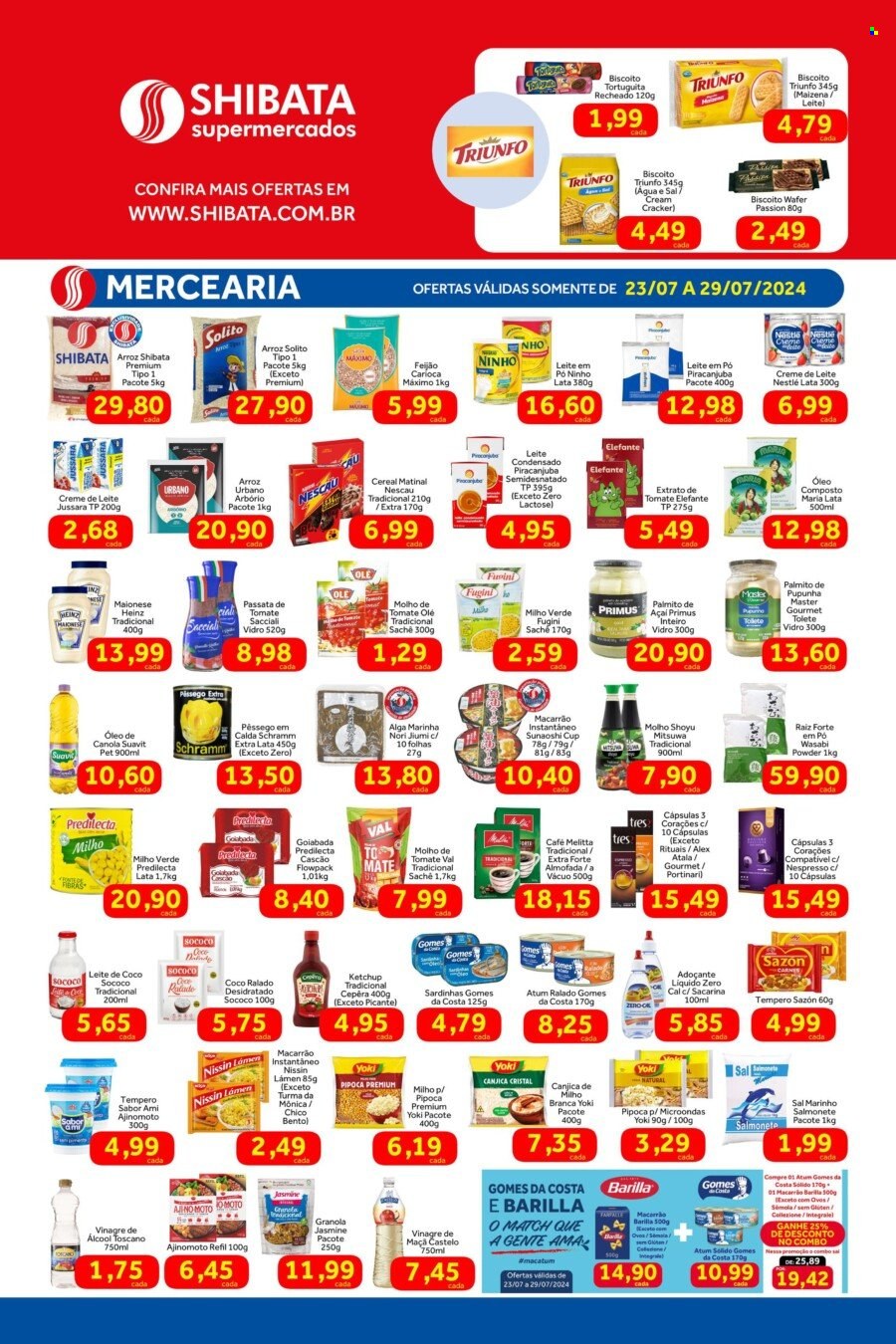 Folheto Shibata Supermercados - 23/07/2024 - 29/07/2024. Página 4
