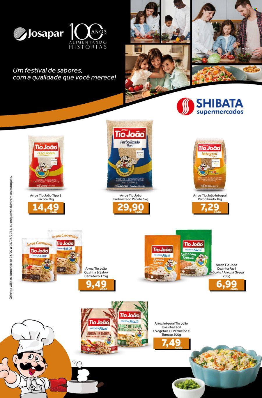 Folheto Shibata Supermercados - 23/07/2024 - 05/08/2024. Página 1