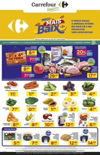 Folheto Carrefour Bairro - 23/07/2024 - 24/07/2024.