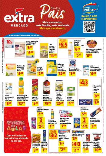 Folheto Mercado Extra - 23/07/2024 - 29/07/2024.