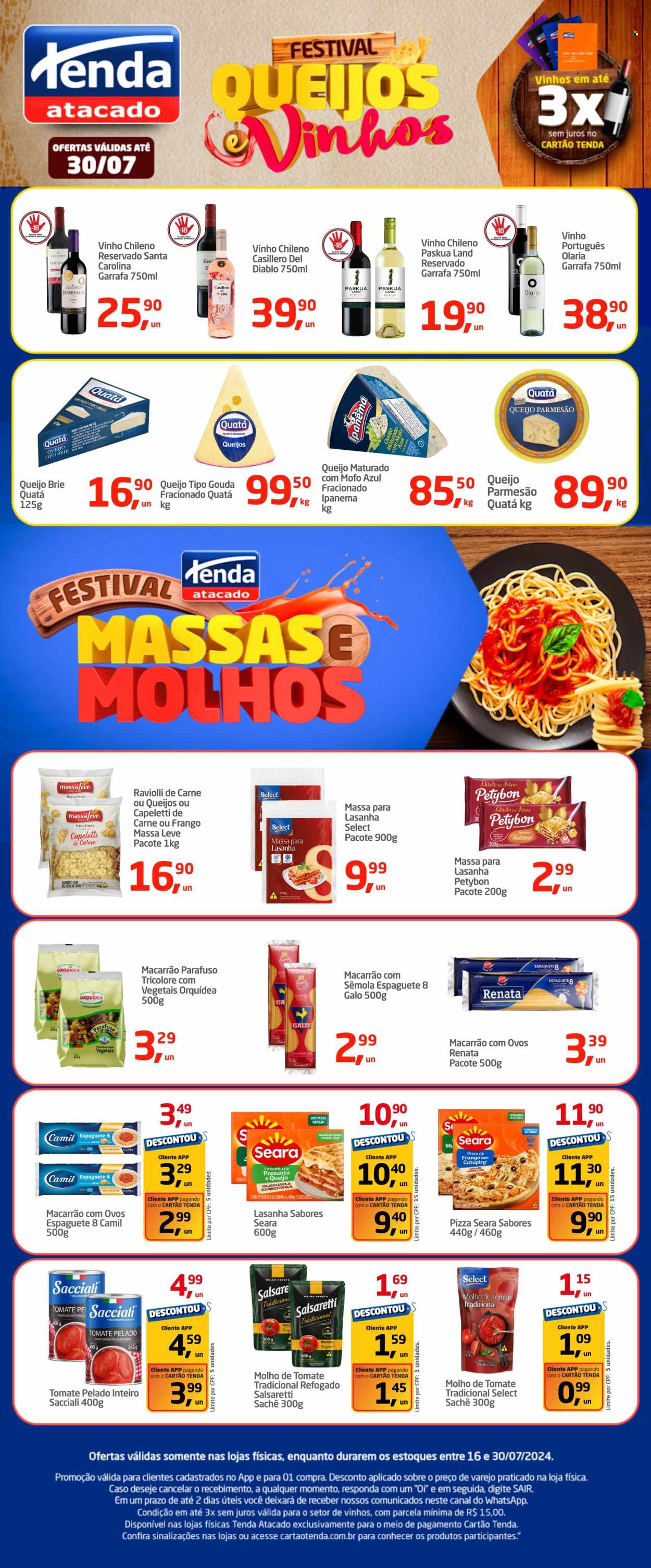 Folheto Tenda Atacado - 16/07/2024 - 30/07/2024. Página 1