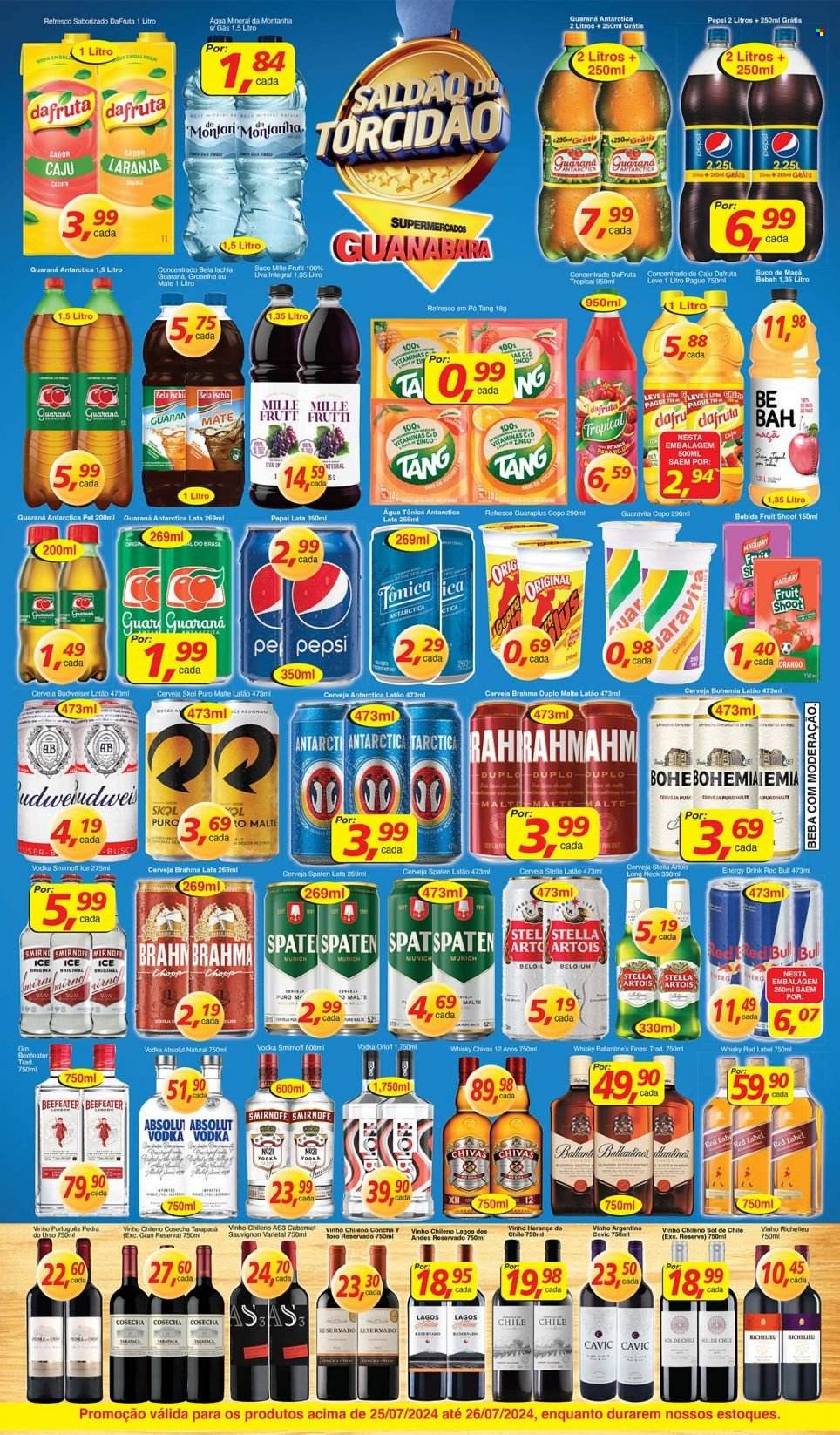 Folheto Supermercados Guanabara - 25/07/2024 - 26/07/2024. Página 8