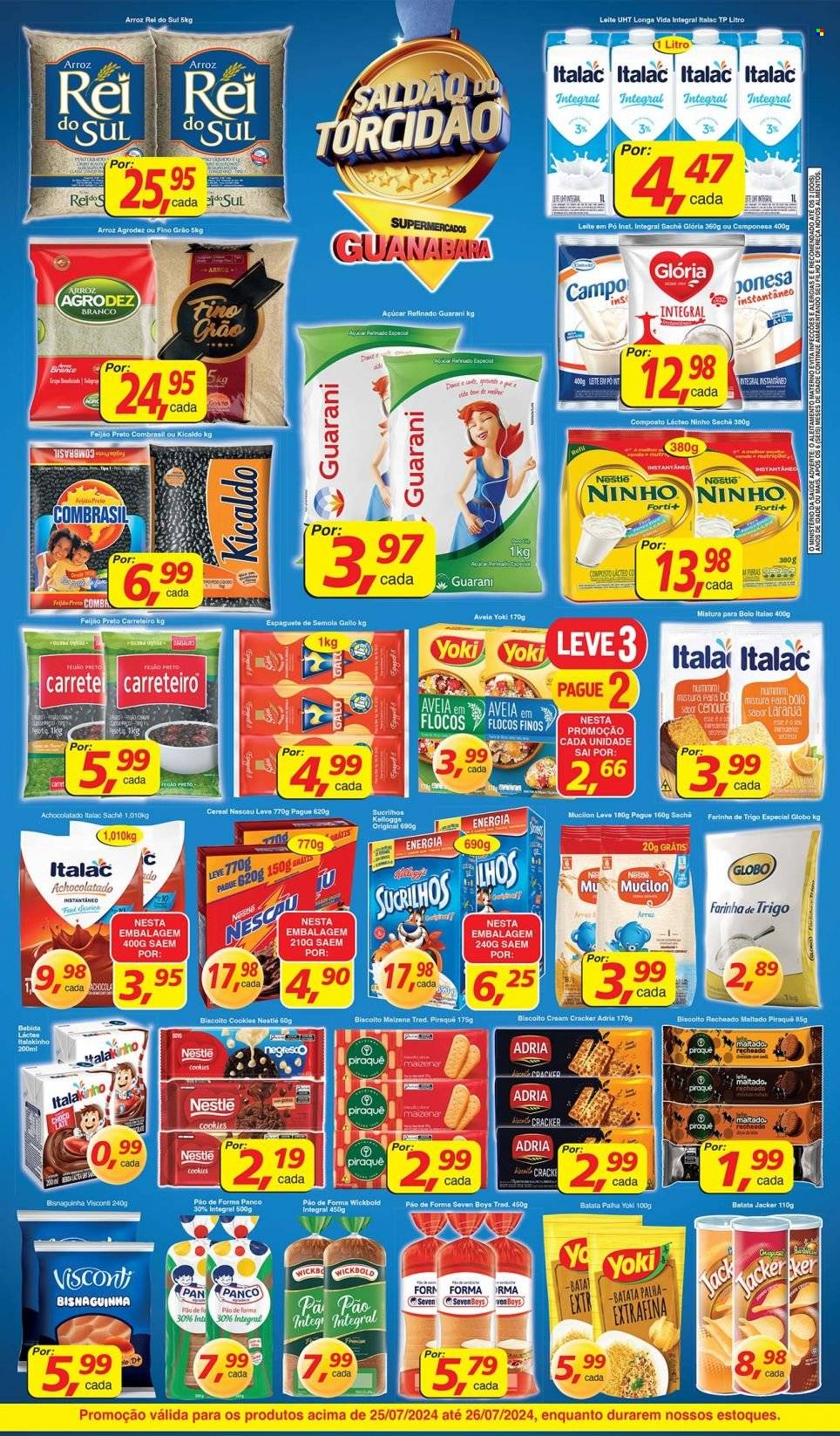Folheto Supermercados Guanabara - 25/07/2024 - 26/07/2024. Página 11
