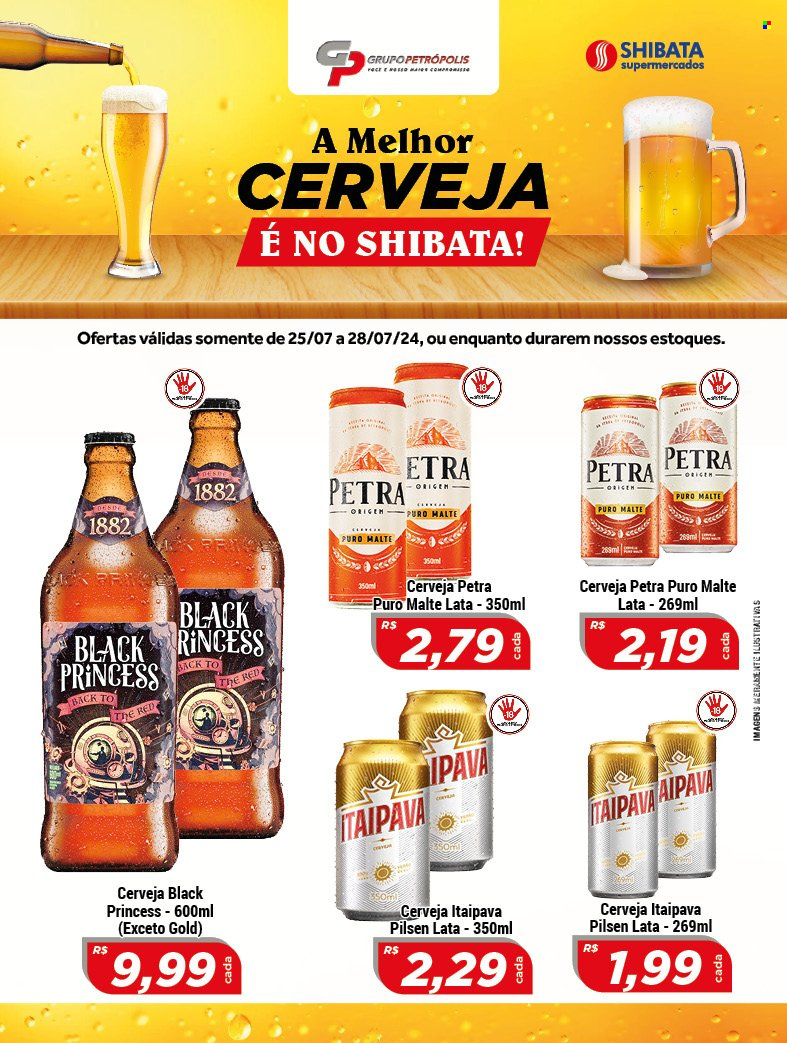 Folheto Shibata Supermercados - 25/07/2024 - 28/07/2024. Página 1