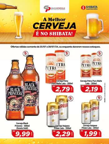Folheto Shibata Supermercados - 25/07/2024 - 28/07/2024.