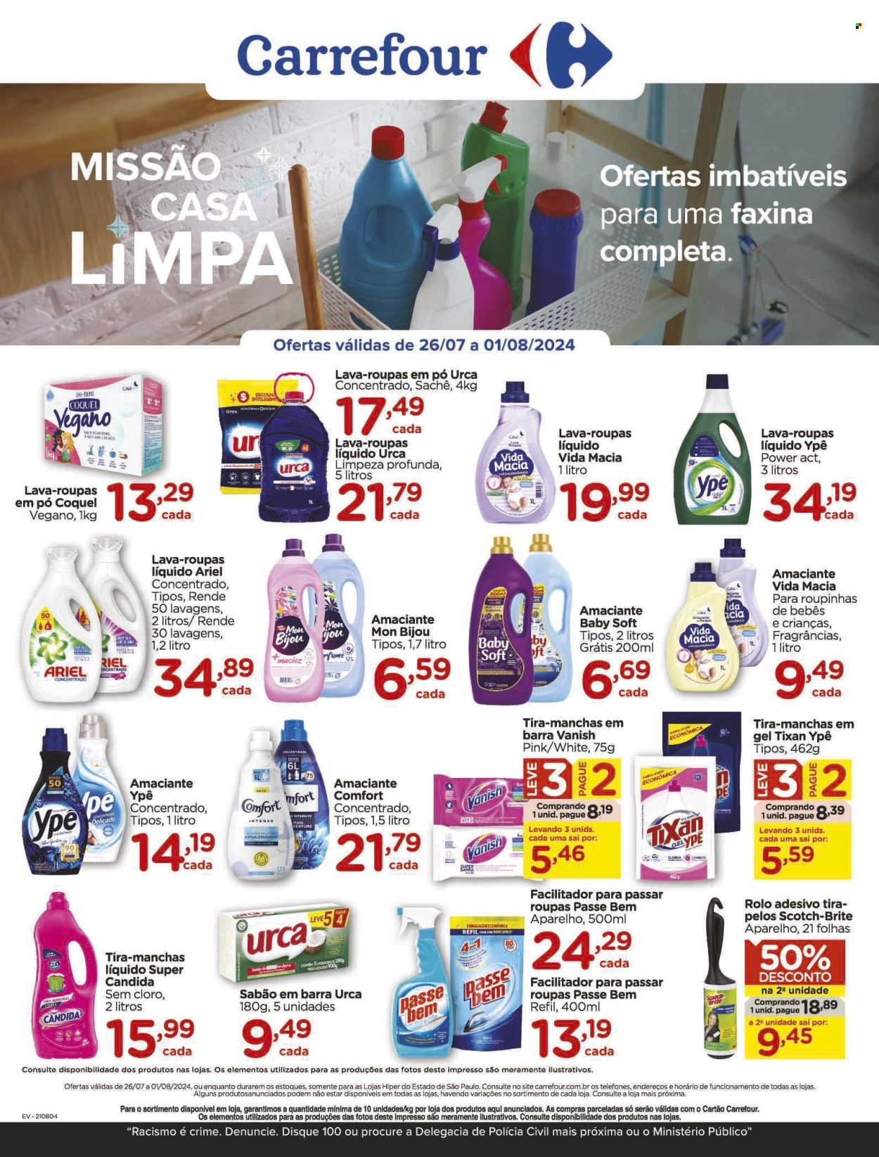 Folheto Carrefour Hiper - 26/07/2024 - 01/08/2024. Página 2