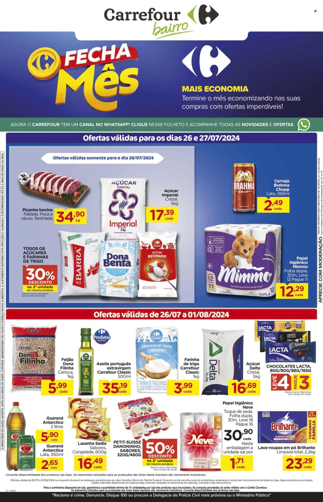 Folheto Carrefour Bairro - 26/07/2024 - 01/08/2024. Página 1