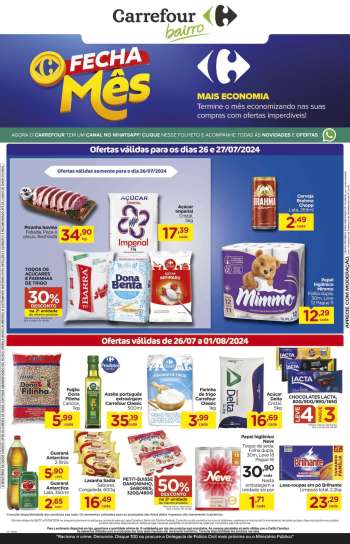 Folheto Carrefour Bairro - 26/07/2024 - 01/08/2024.