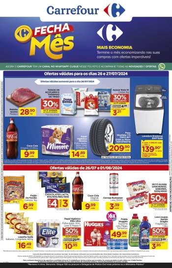 Folheto Carrefour Hiper - 26/07/2024 - 01/08/2024.