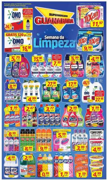 Folheto Supermercados Guanabara - 27/07/2024 - 30/07/2024.
