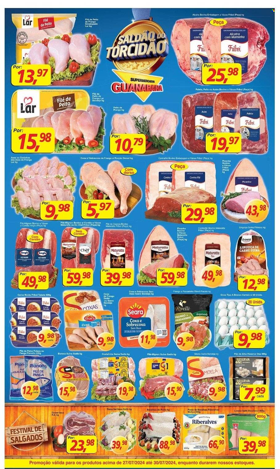 Folheto Supermercados Guanabara - 27/07/2024 - 30/07/2024. Página 9