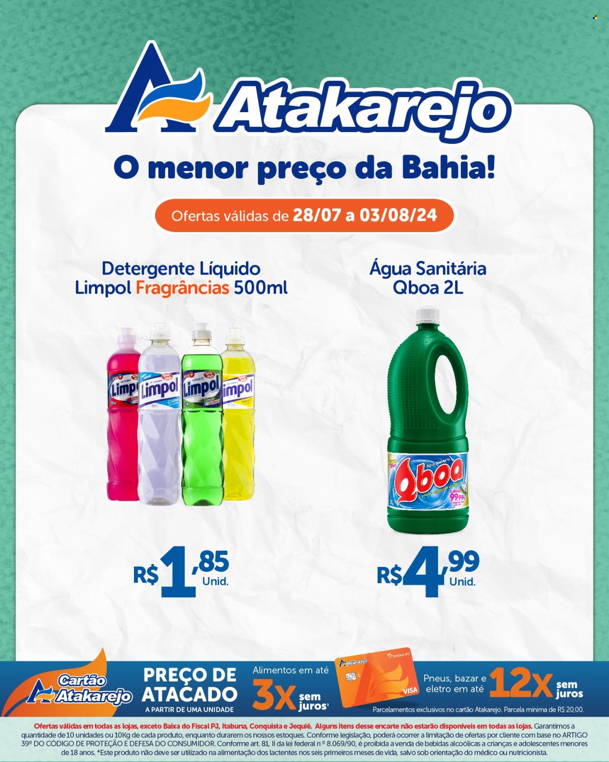 Folheto Atakadão Atakarejo - 28/07/2024 - 03/08/2024. Página 8