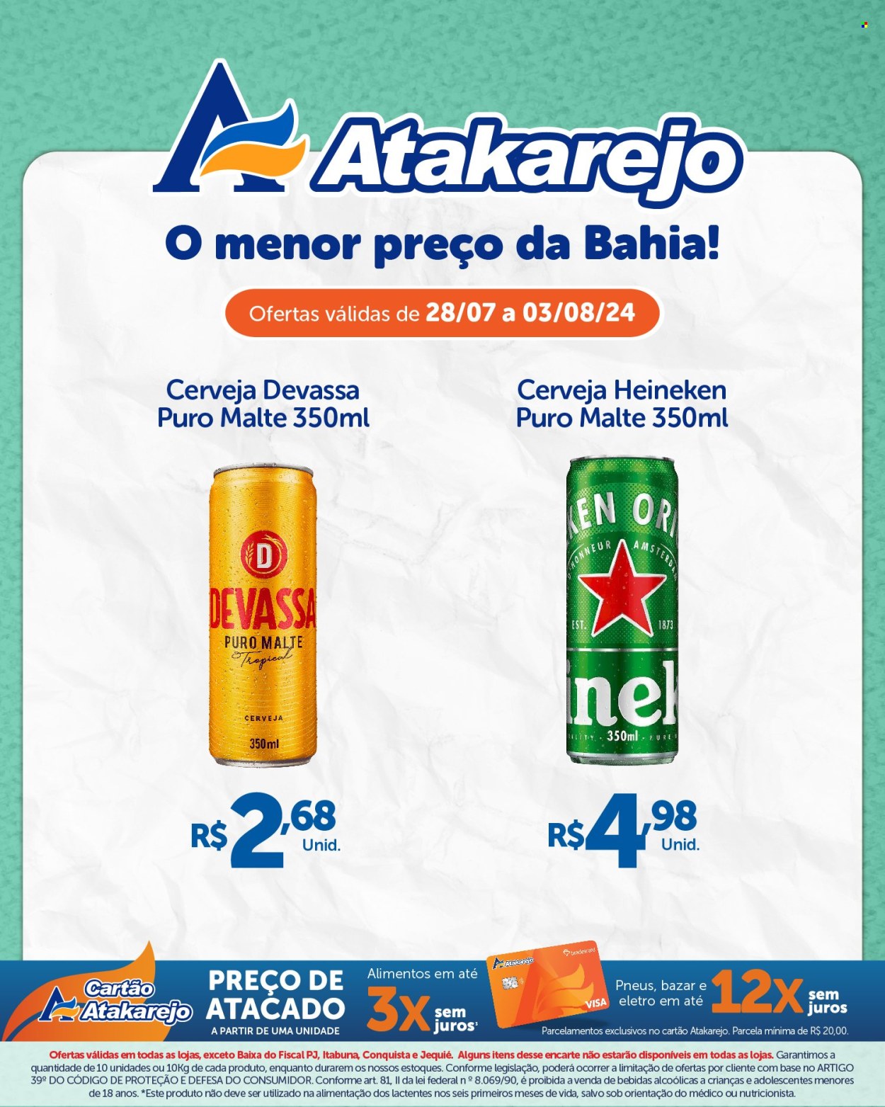 Folheto Atakadão Atakarejo - 28/07/2024 - 03/08/2024. Página 10