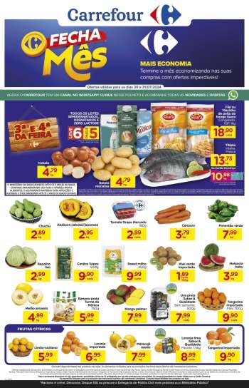Folheto Carrefour Hiper - 30/07/2024 - 31/07/2024.
