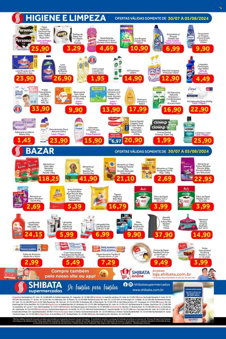 Folheto Shibata Supermercados - 30/07/2024 - 05/08/2024. Página 4