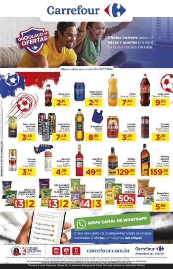 Folheto Carrefour Hiper - 30/07/2024 - 31/07/2024.