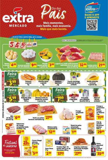 Folheto Mercado Extra - 30/07/2024 - 01/08/2024.