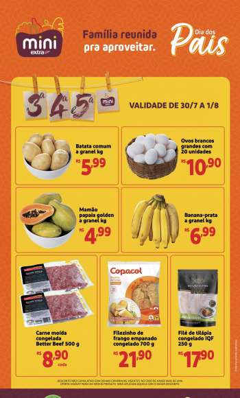 Folheto Mini Extra - 30/07/2024 - 01/08/2024.