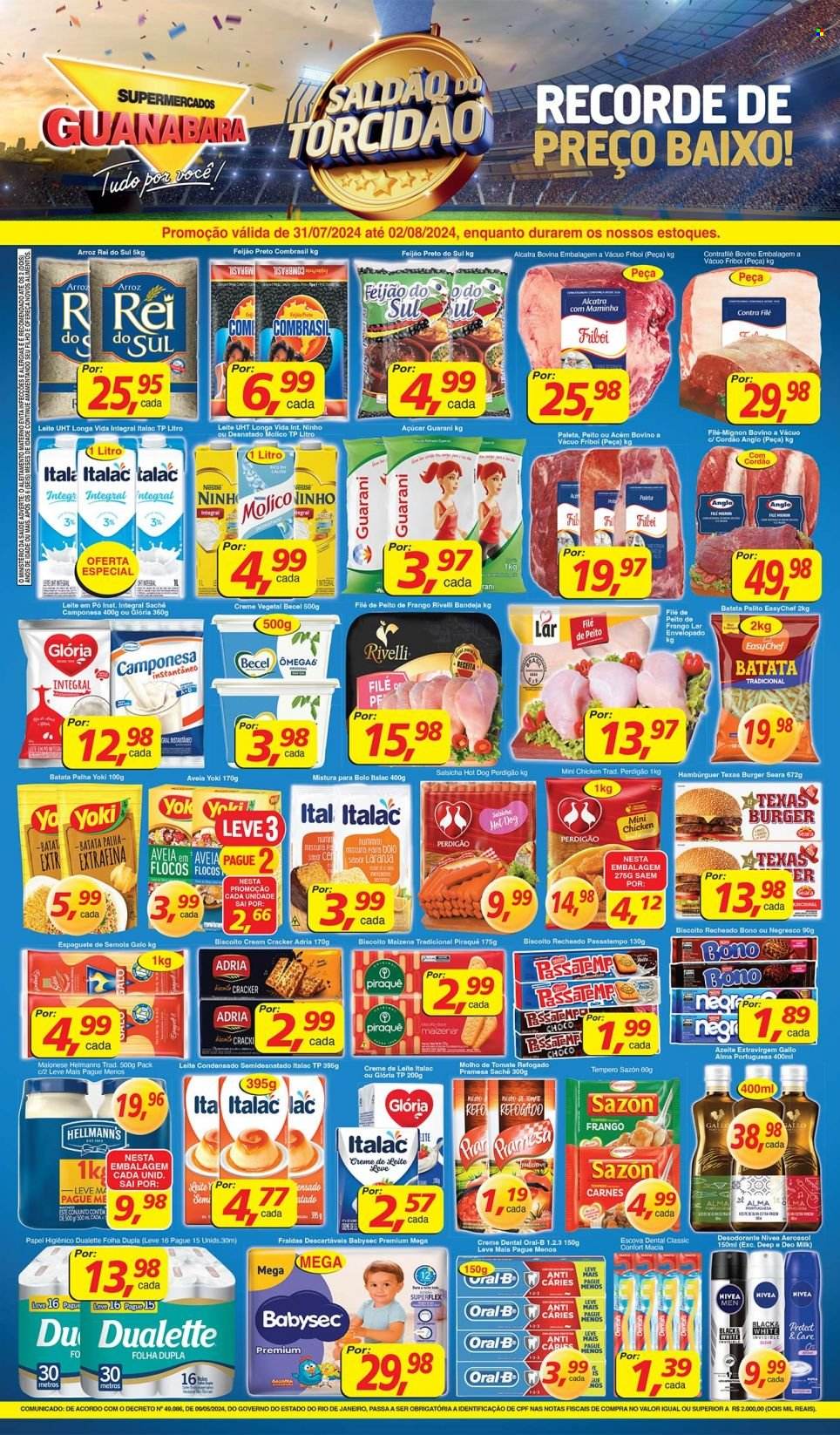 Folheto Supermercados Guanabara - 31/07/2024 - 02/08/2024. Página 12