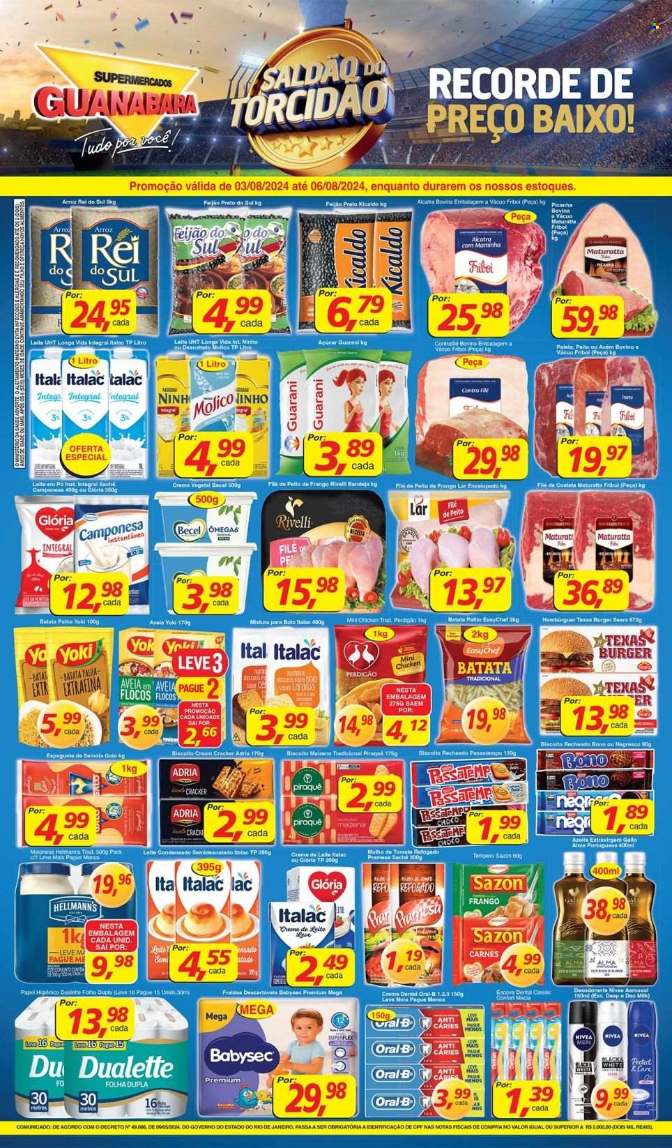 Folheto Supermercados Guanabara - 03/08/2024 - 06/08/2024. Página 12
