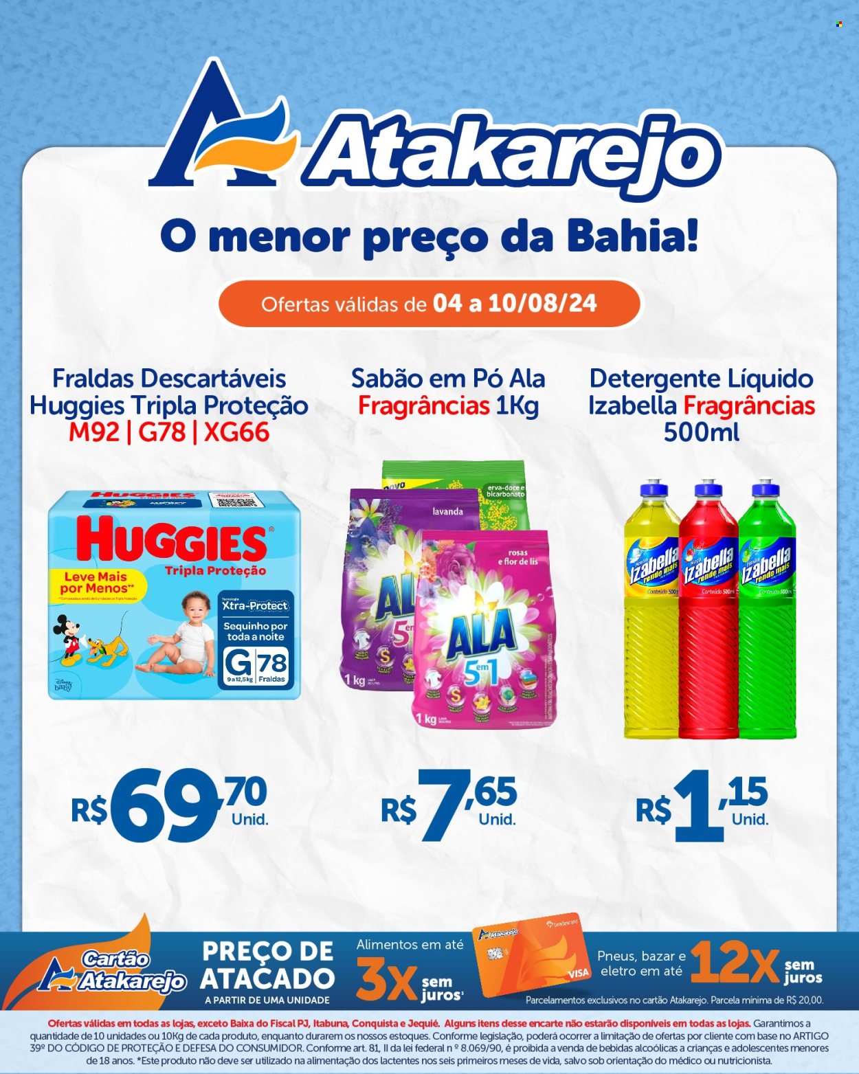 Folheto Atakadão Atakarejo - 04/08/2024 - 10/08/2024. Página 10