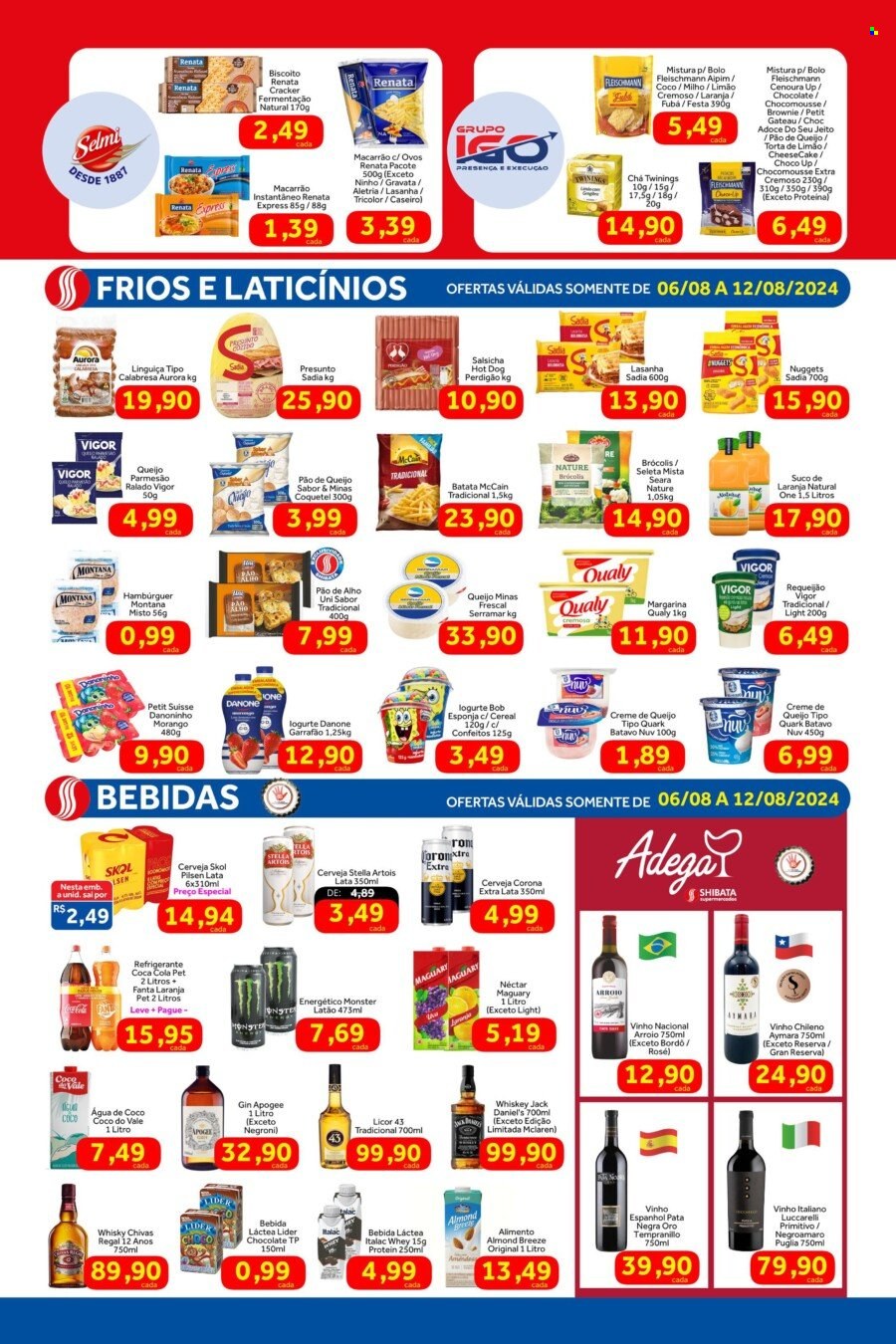 Folheto Shibata Supermercados - 06/08/2024 - 12/08/2024. Página 3