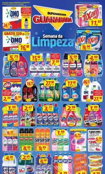 Folheto Supermercados Guanabara - 08/08/2024 - 09/08/2024.