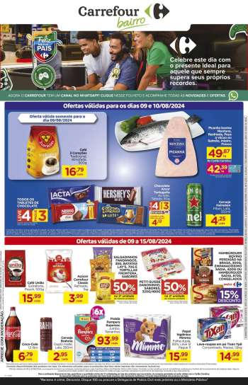 Folheto Carrefour Bairro - 09/08/2024 - 15/08/2024.