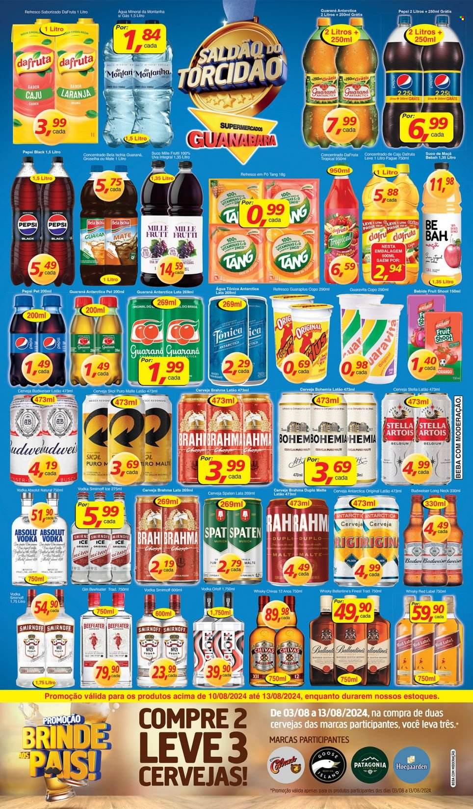 Folheto Supermercados Guanabara - 10/08/2024 - 13/08/2024. Página 8