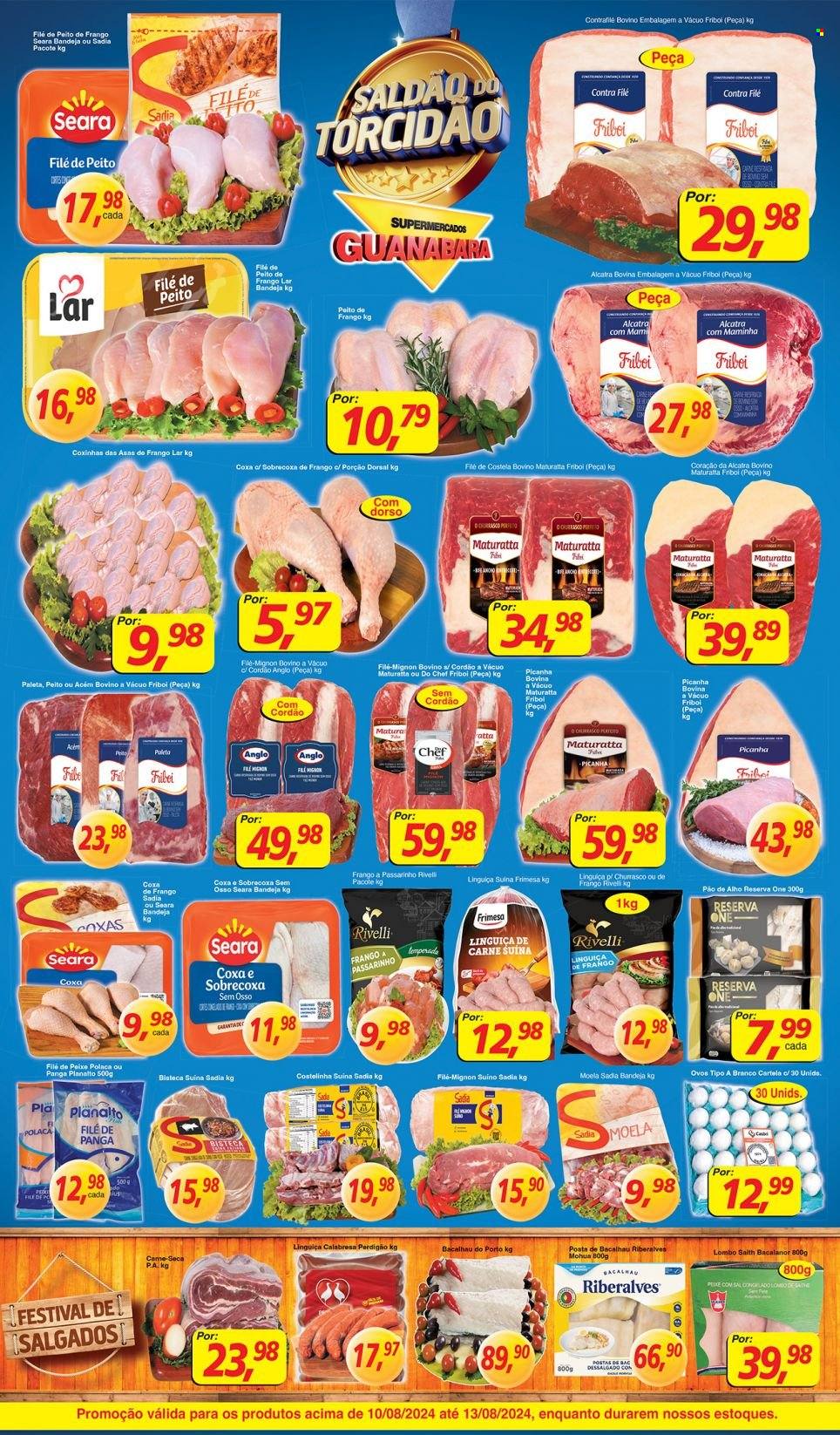 Folheto Supermercados Guanabara - 10/08/2024 - 13/08/2024. Página 9