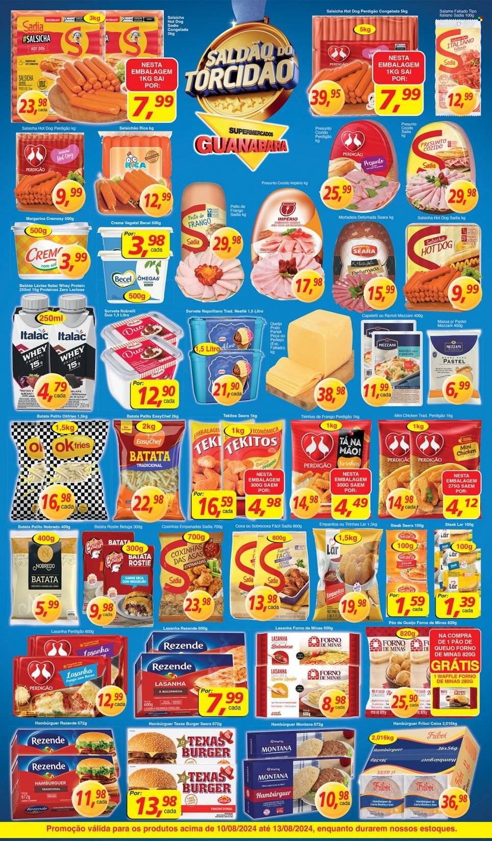 Folheto Supermercados Guanabara - 10/08/2024 - 13/08/2024. Página 10