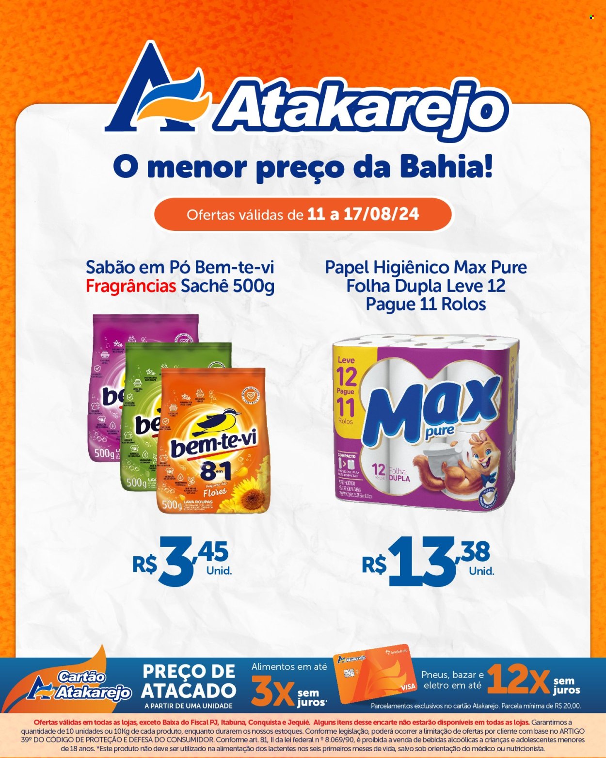Folheto Atakadão Atakarejo - 11/08/2024 - 17/08/2024. Página 9