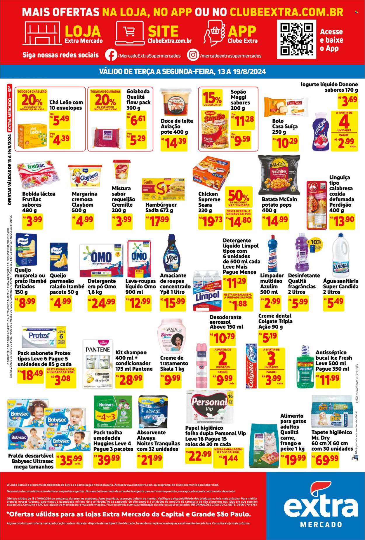 Folheto Mercado Extra - 13/08/2024 - 19/08/2024. Página 2