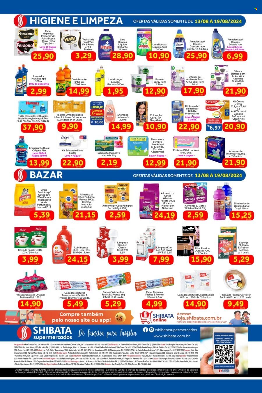 Folheto Shibata Supermercados - 13/08/2024 - 19/08/2024. Página 4
