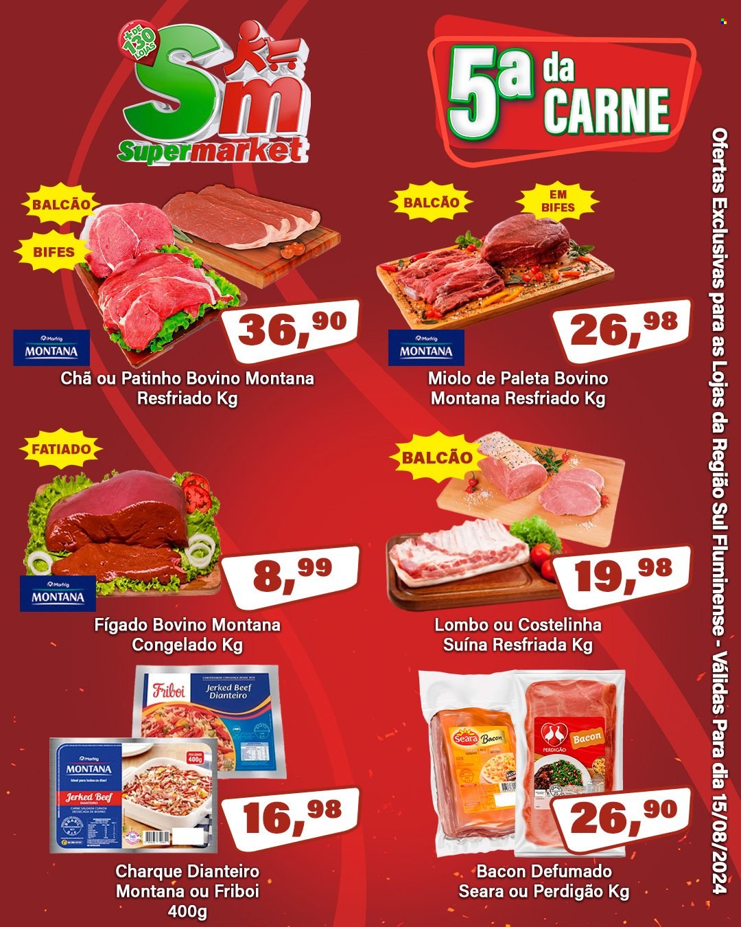 Folheto Rede Supermarket - 15/08/2024 - 15/08/2024. Página 1